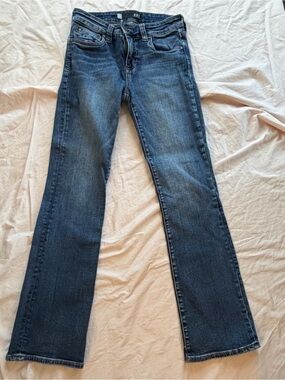Kut from the Kloth Women's Flare Jeans - Dark Blue Wash Co SIZE 2S